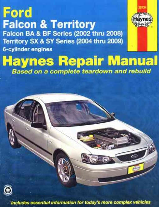 Ford Falcon Fairlane BA BF series repair manual Ellery 2002-2008 NEW